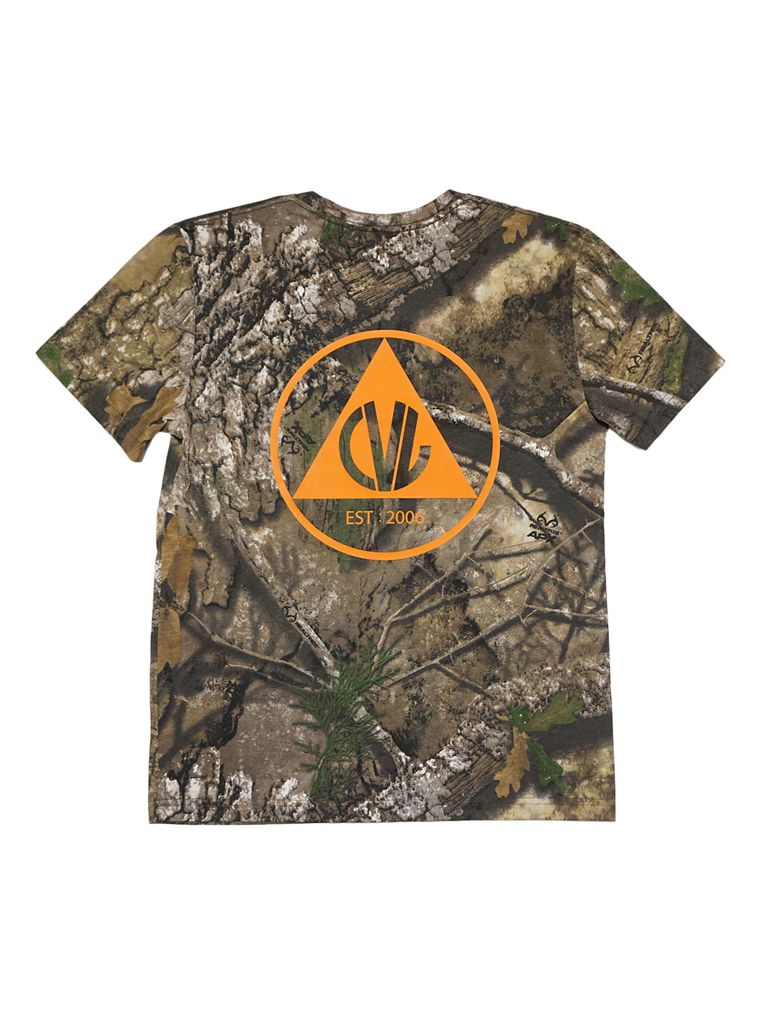 Civil Defense SS Tee - Realtree Camo / Orange - Image 2