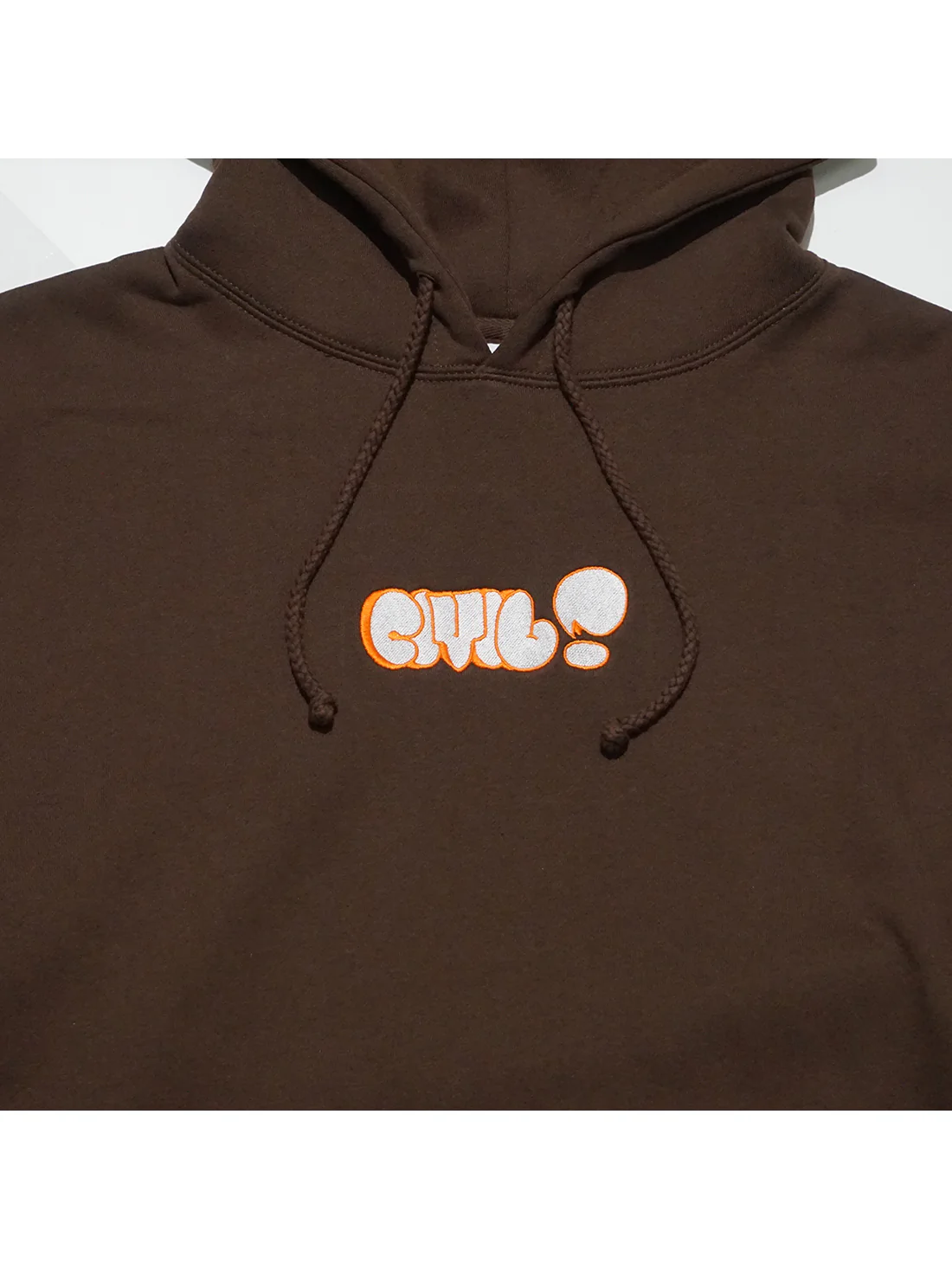 Civil MF Doom Tribute Hood - Brown / Orange / White - Image 2