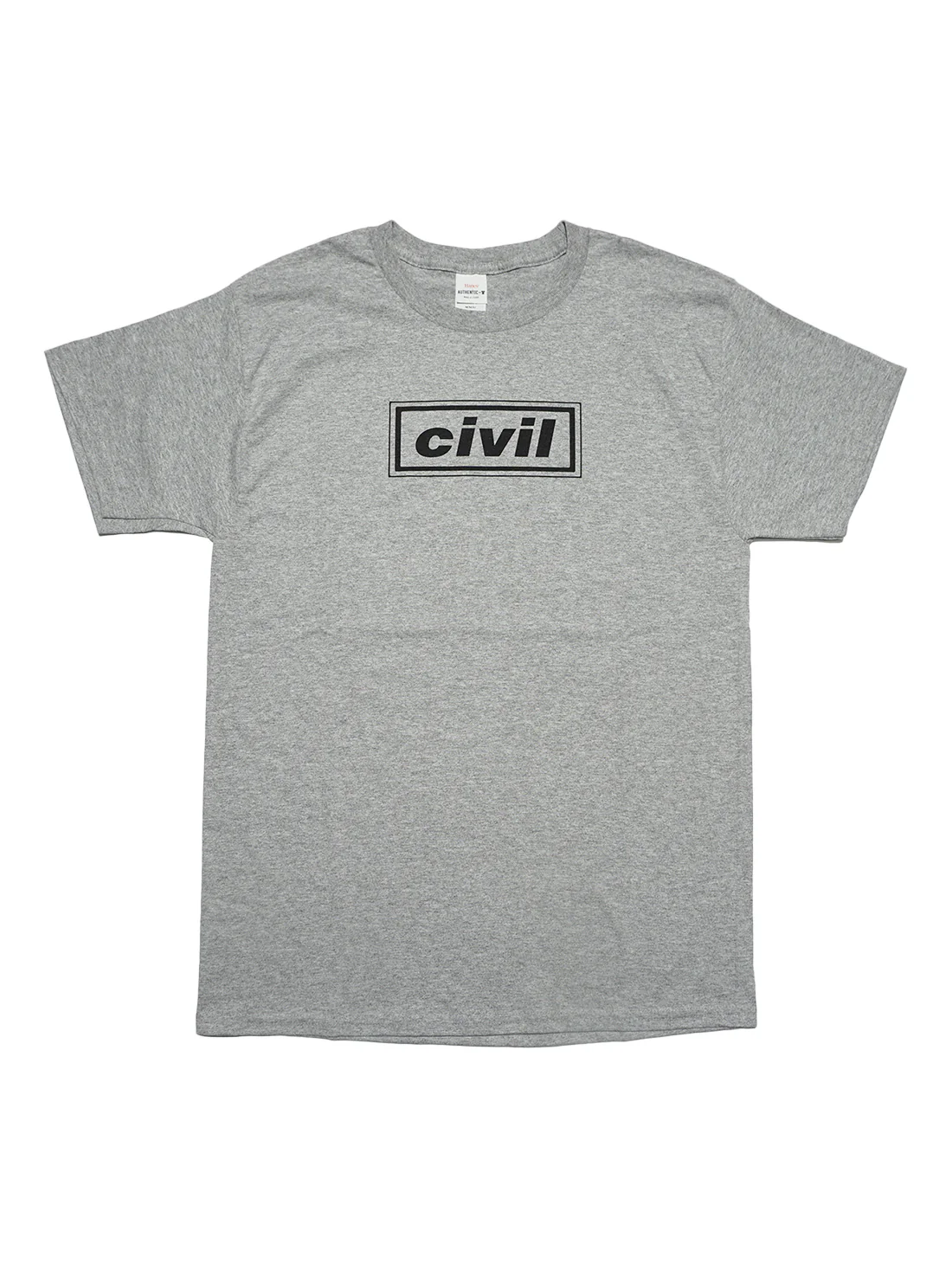 Civil Oasis Tee - Heather Grey / Black