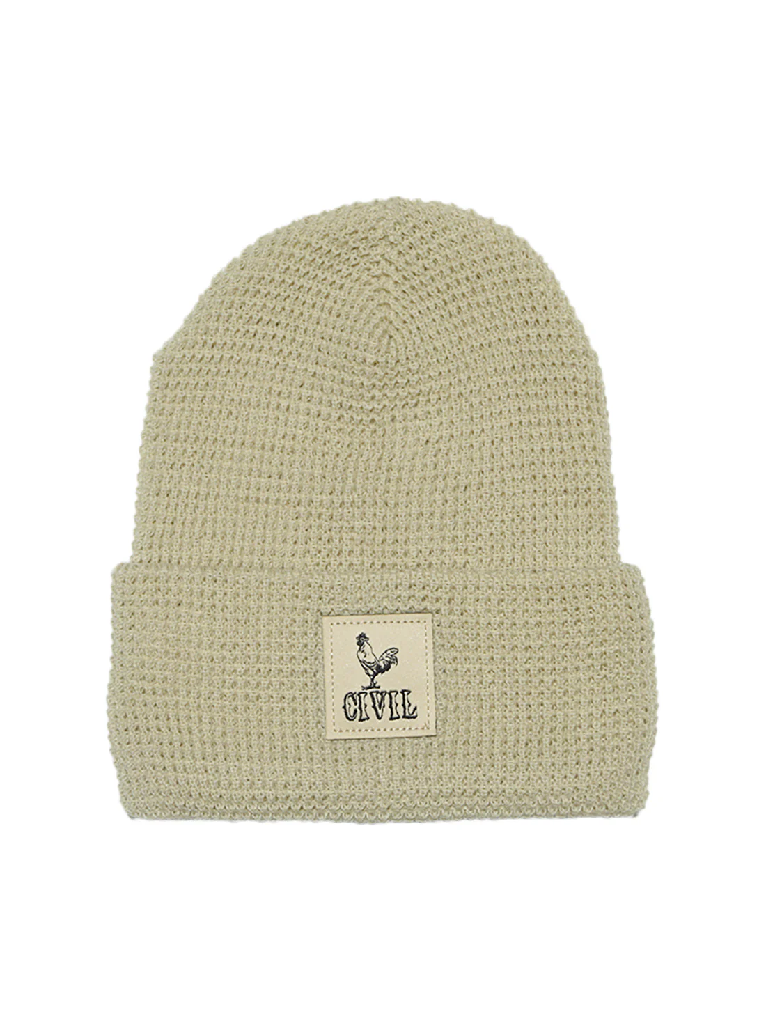 Civil RI Red Waffle Beanie - Birch
