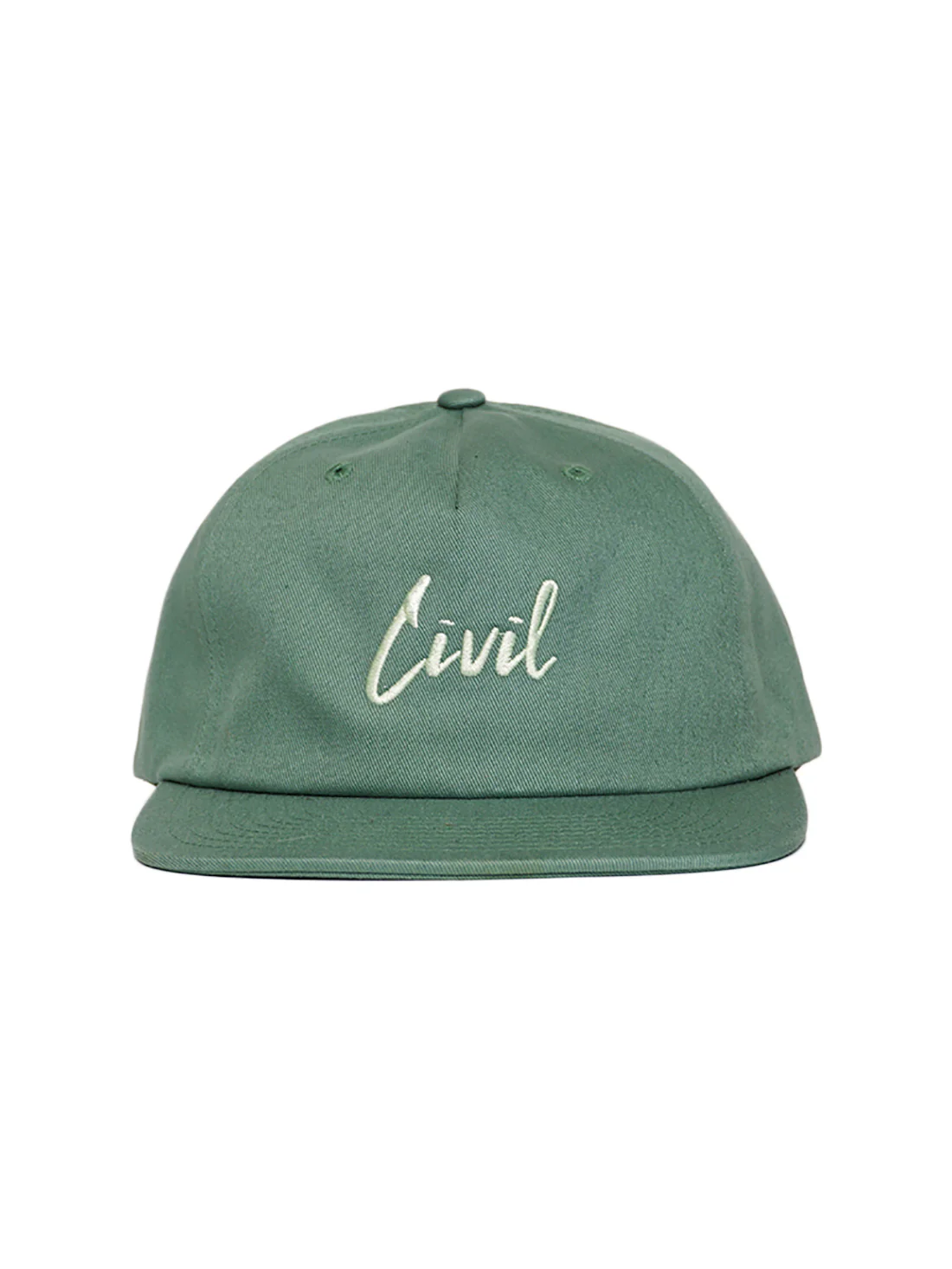 Civil Script 6 Panel - Washed Sea Green / Green
