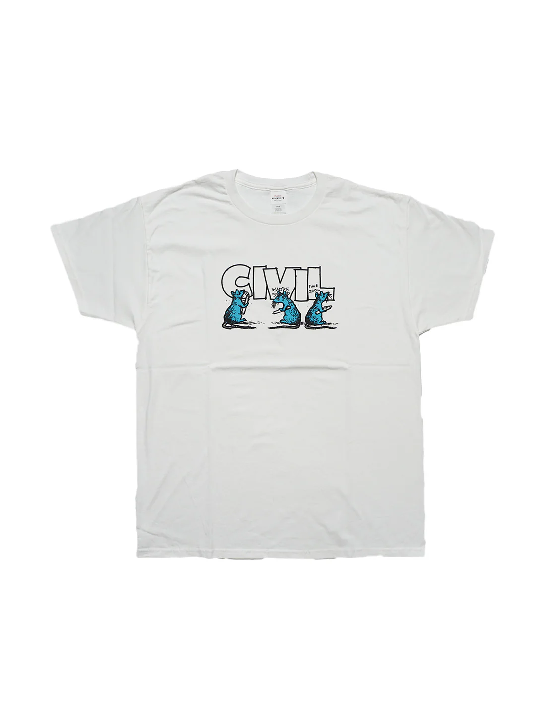 Civil SSD Rat Tee - White