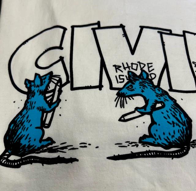 Civil SSD Rat Tee - White - Image 2