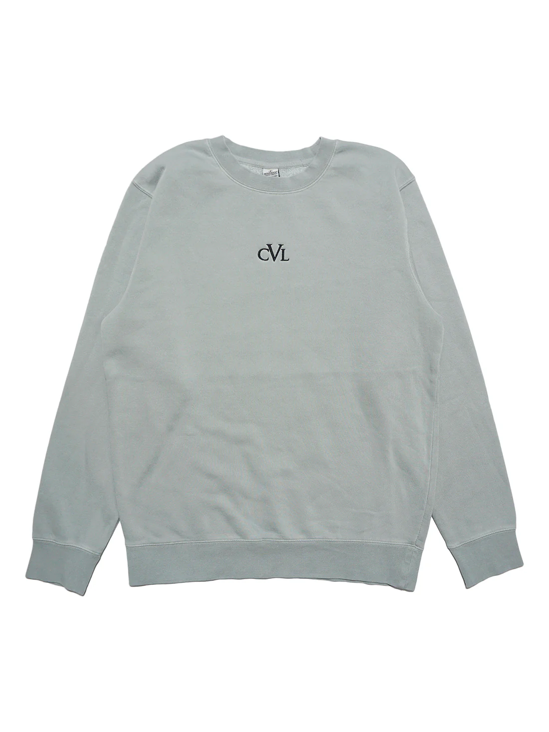 Civil Trademark Embroidered Crew - Pigment Sage / Black