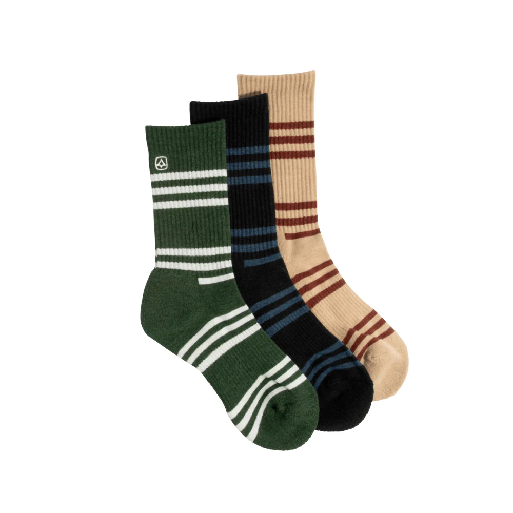 Coal Everyday Crew Three Pack - Timeless Travels