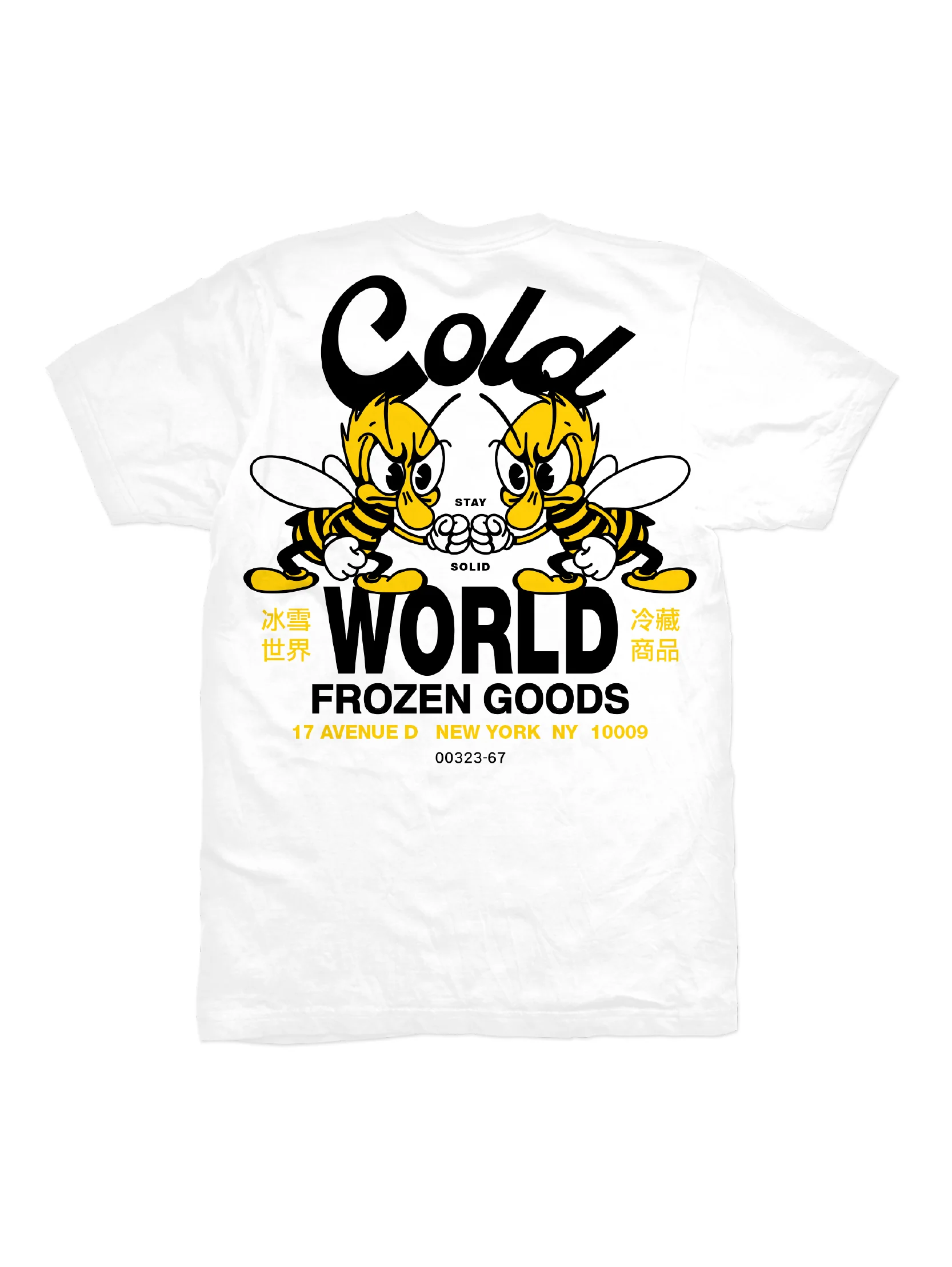 Cold World Bee Team Tee