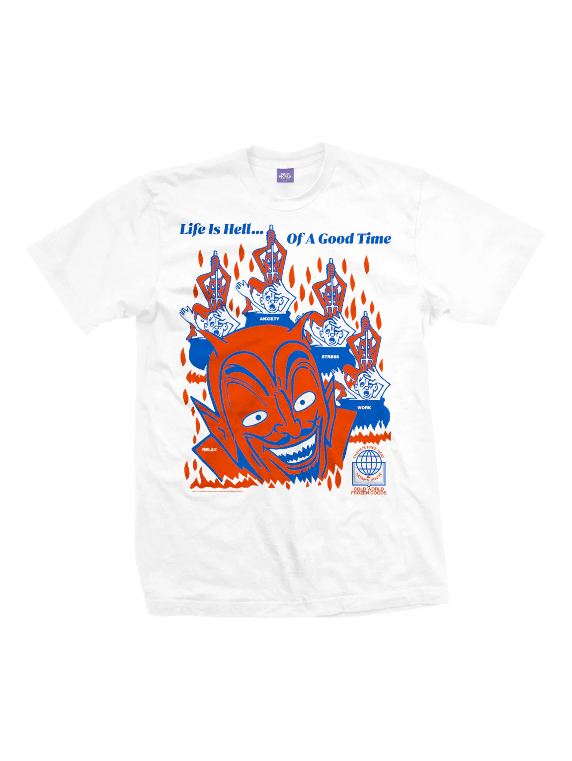 Cold World Free Heat Tee - Image 2