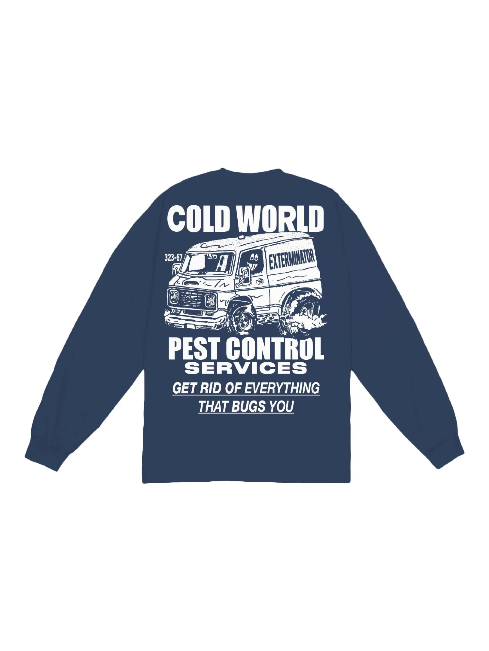 Cold World Pest Control Long Sleeve Tee
