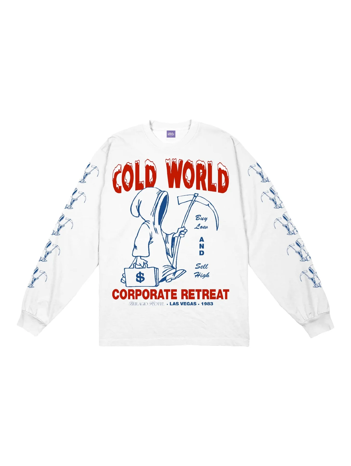 Cold World Retreat LS Tee