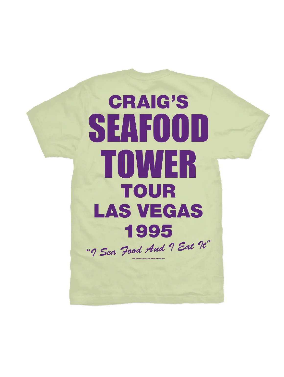 Cold World Seafood Tower Tee - Image 2
