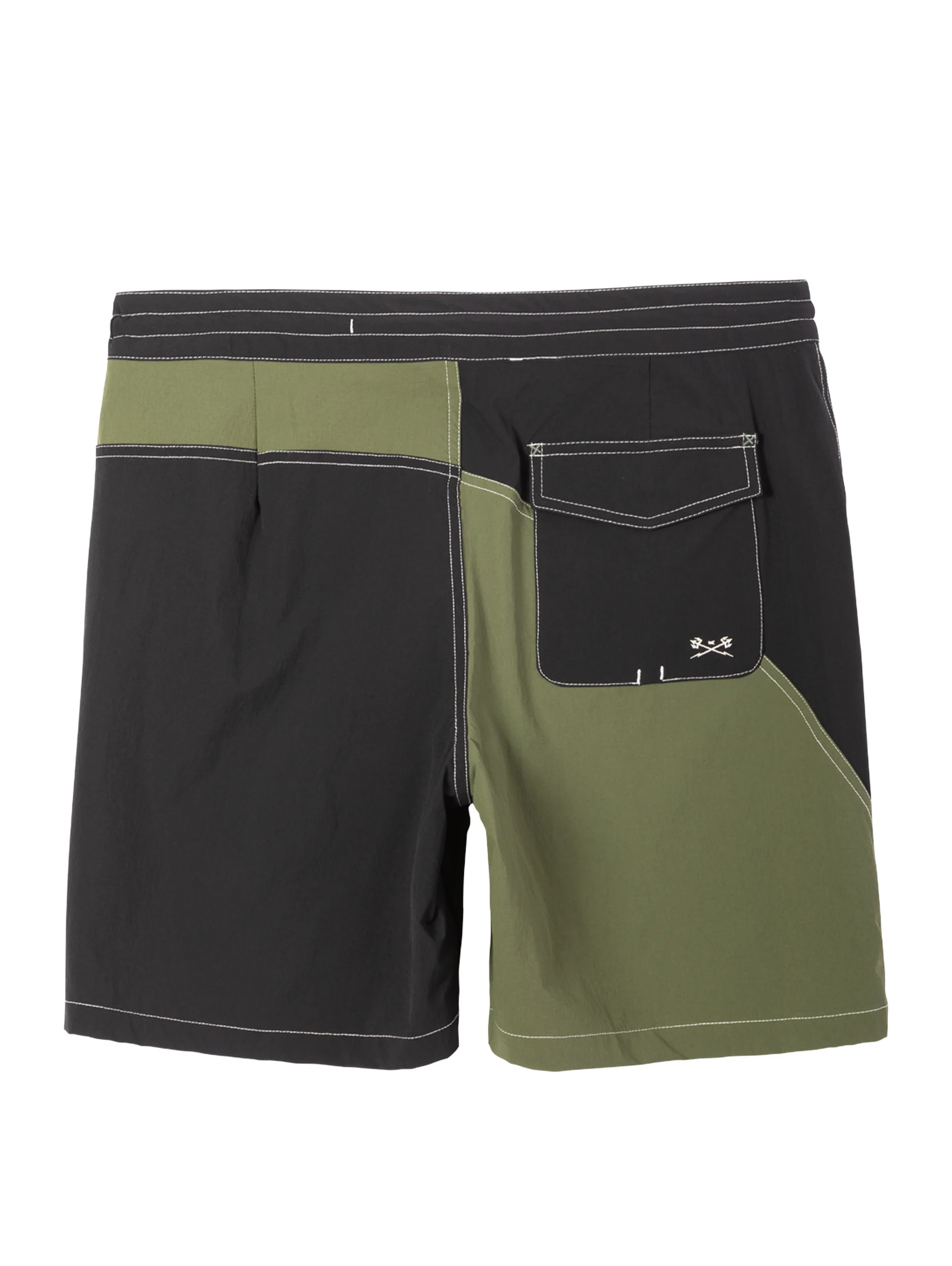 Dark Seas Aliso Boardshort - Olive / Black - Image 2