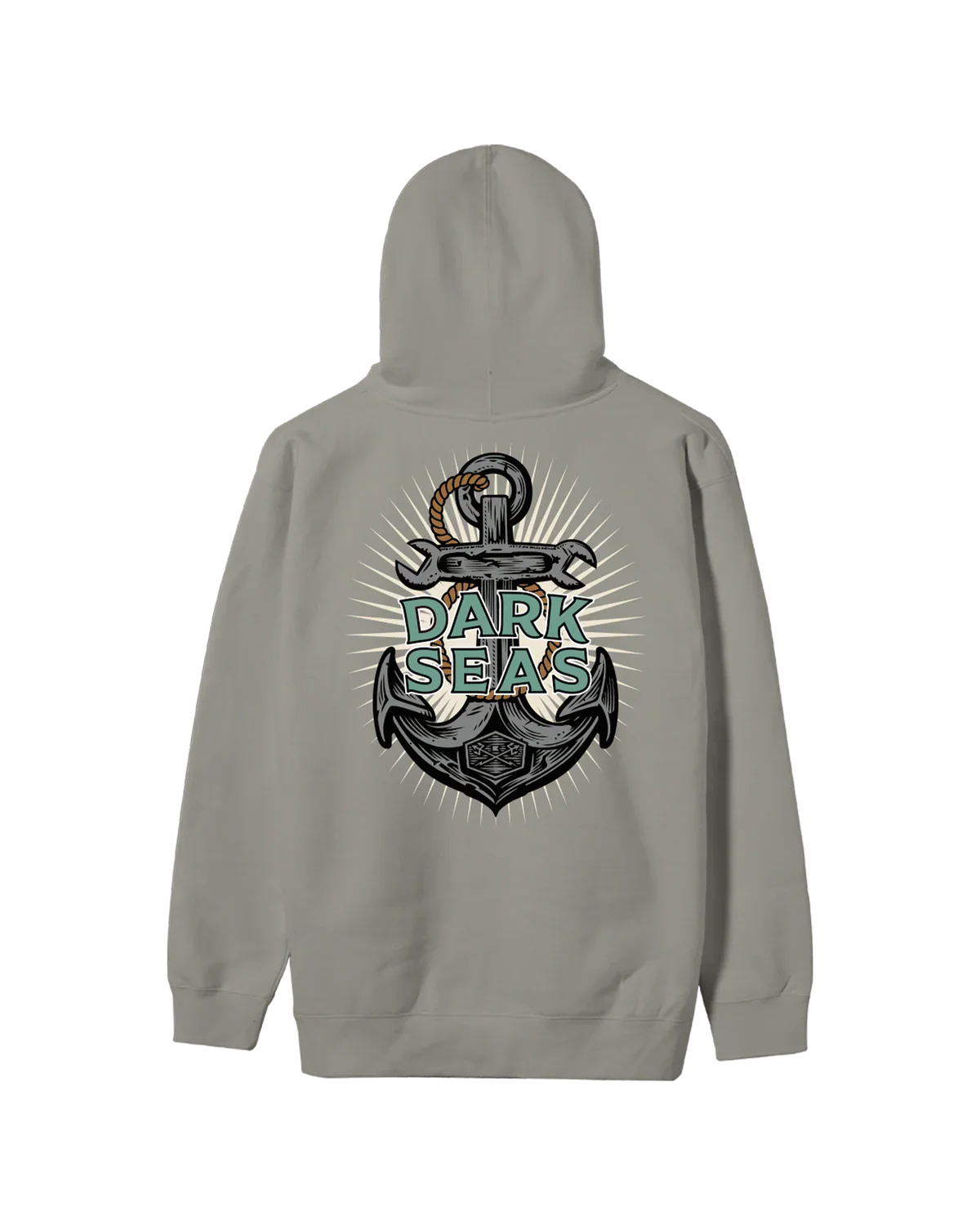 Dark Seas Anchorage Fleece PO - Smoke