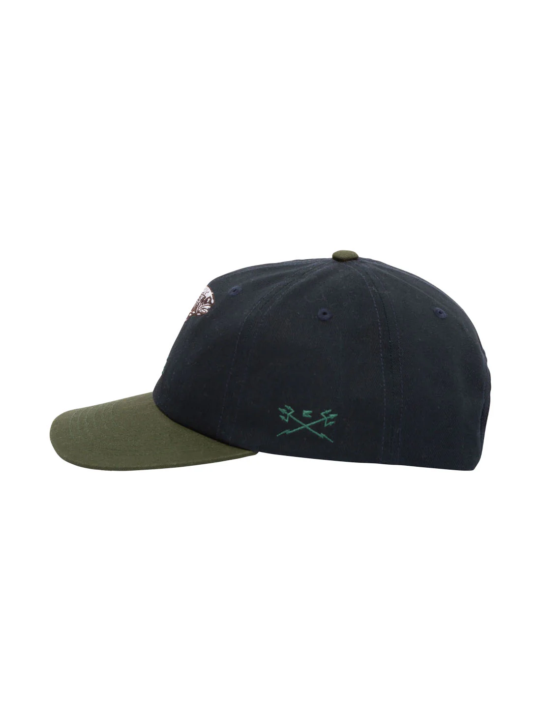 Dark Seas Jumper Hat - Navy / Green - Image 3
