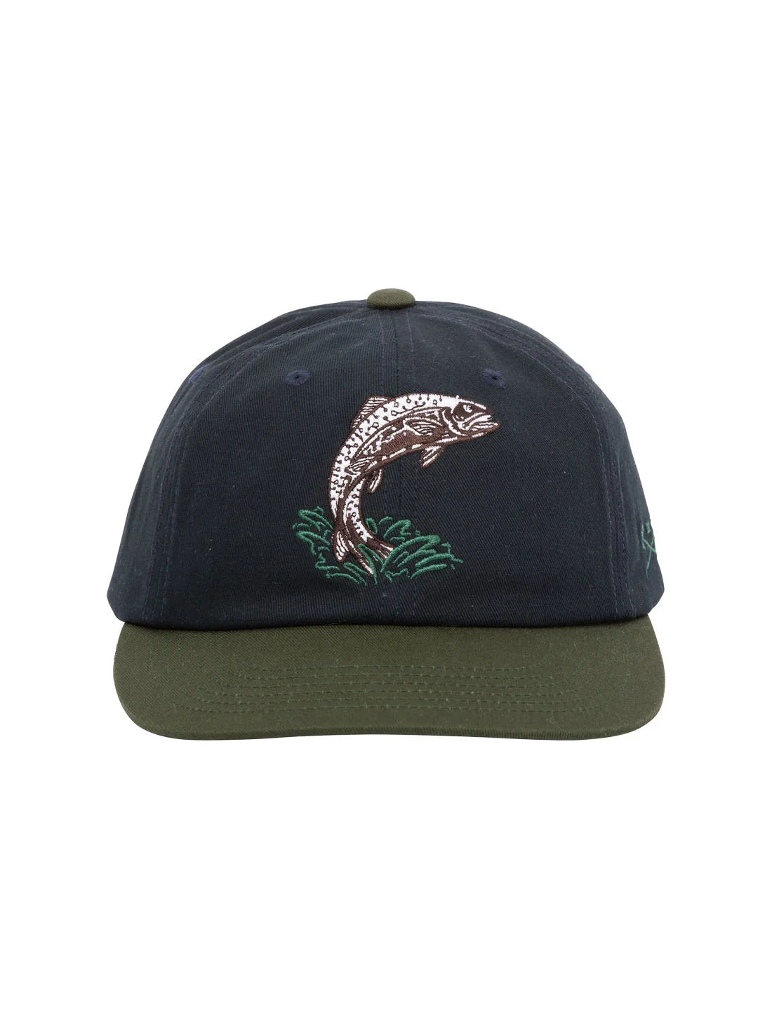 Dark Seas Jumper Hat - Navy / Green - Image 4