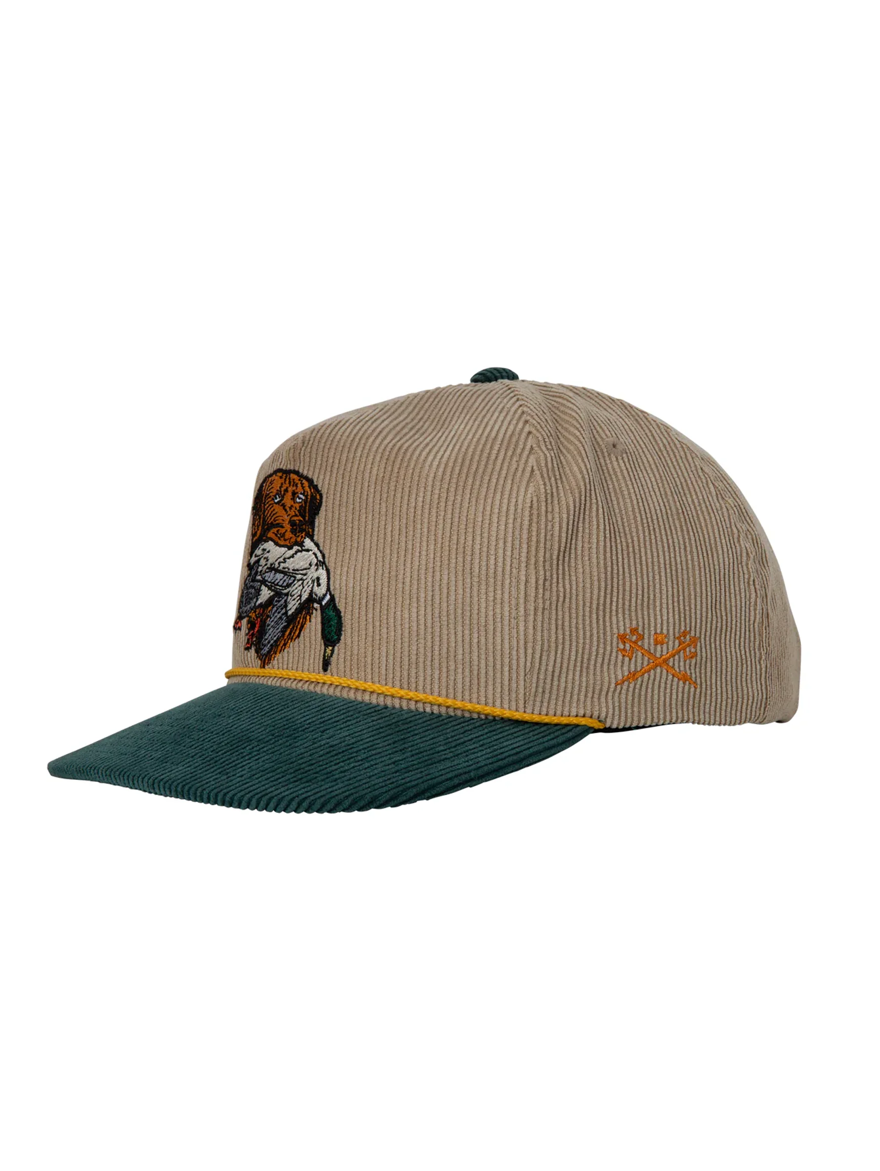Dark Seas Loyal Hat - Khaki / Green - Image 2