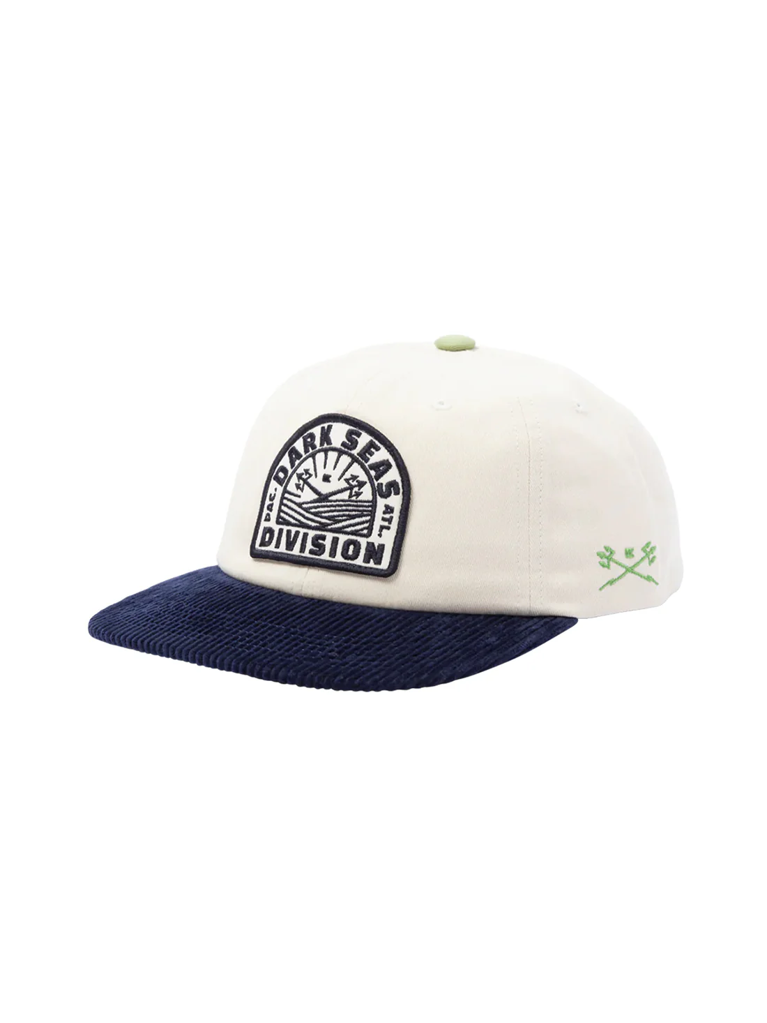 Dark Seas Oberon Hat - White / Navy