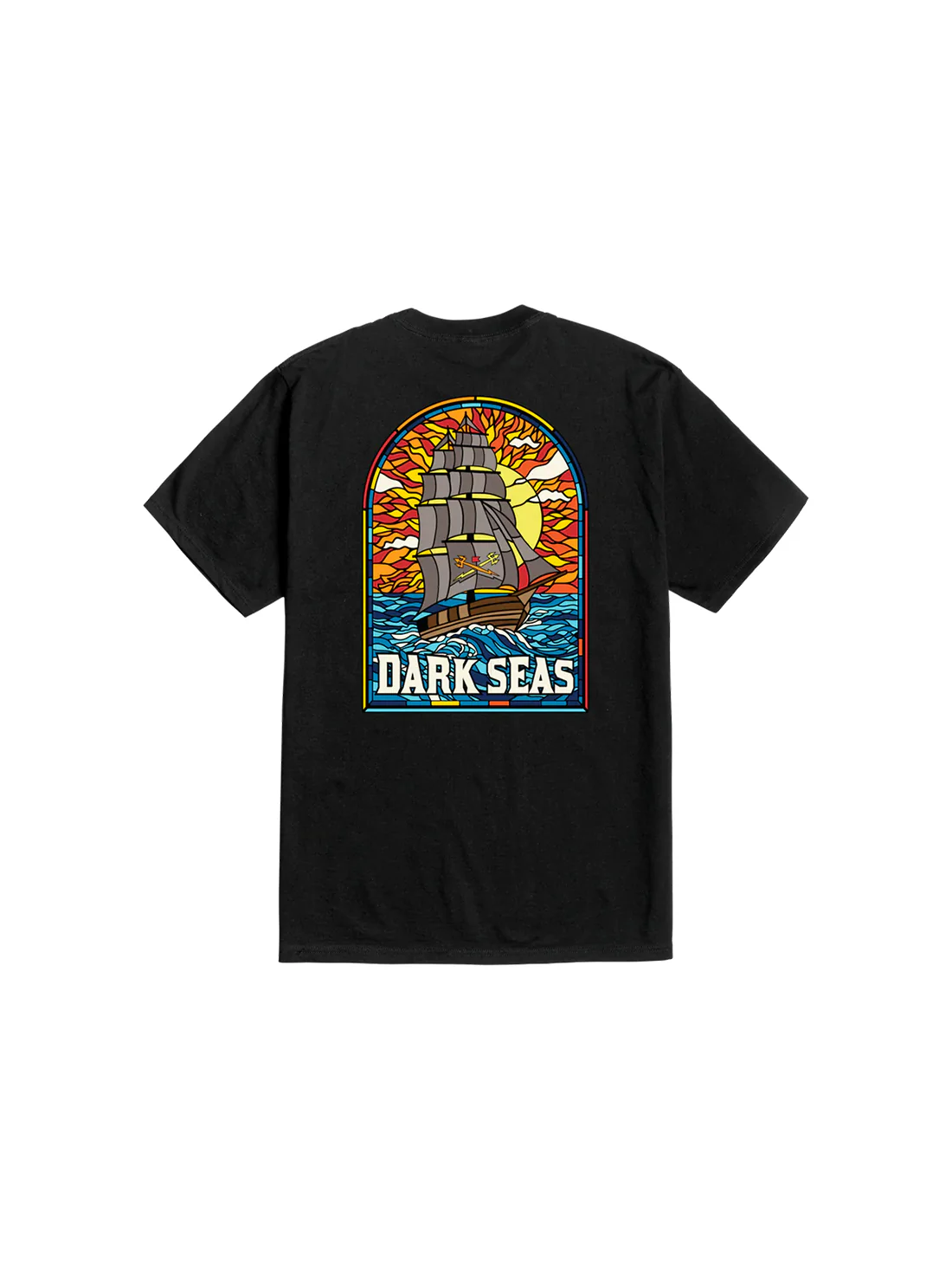 Dark Seas Sailor's Sun Tee - Black