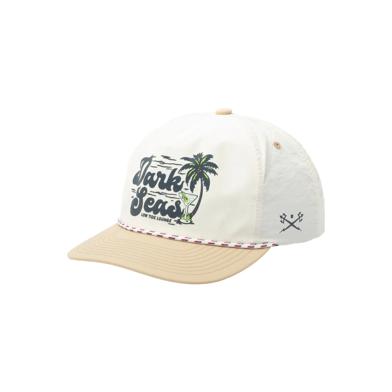 Dark Seas Tiki Time Hat - Off White / Khaki