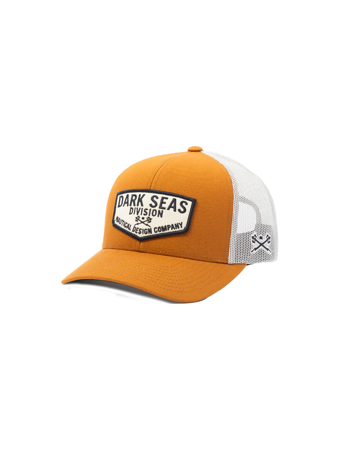 Dark Seas Transom Hat - Caramel / White