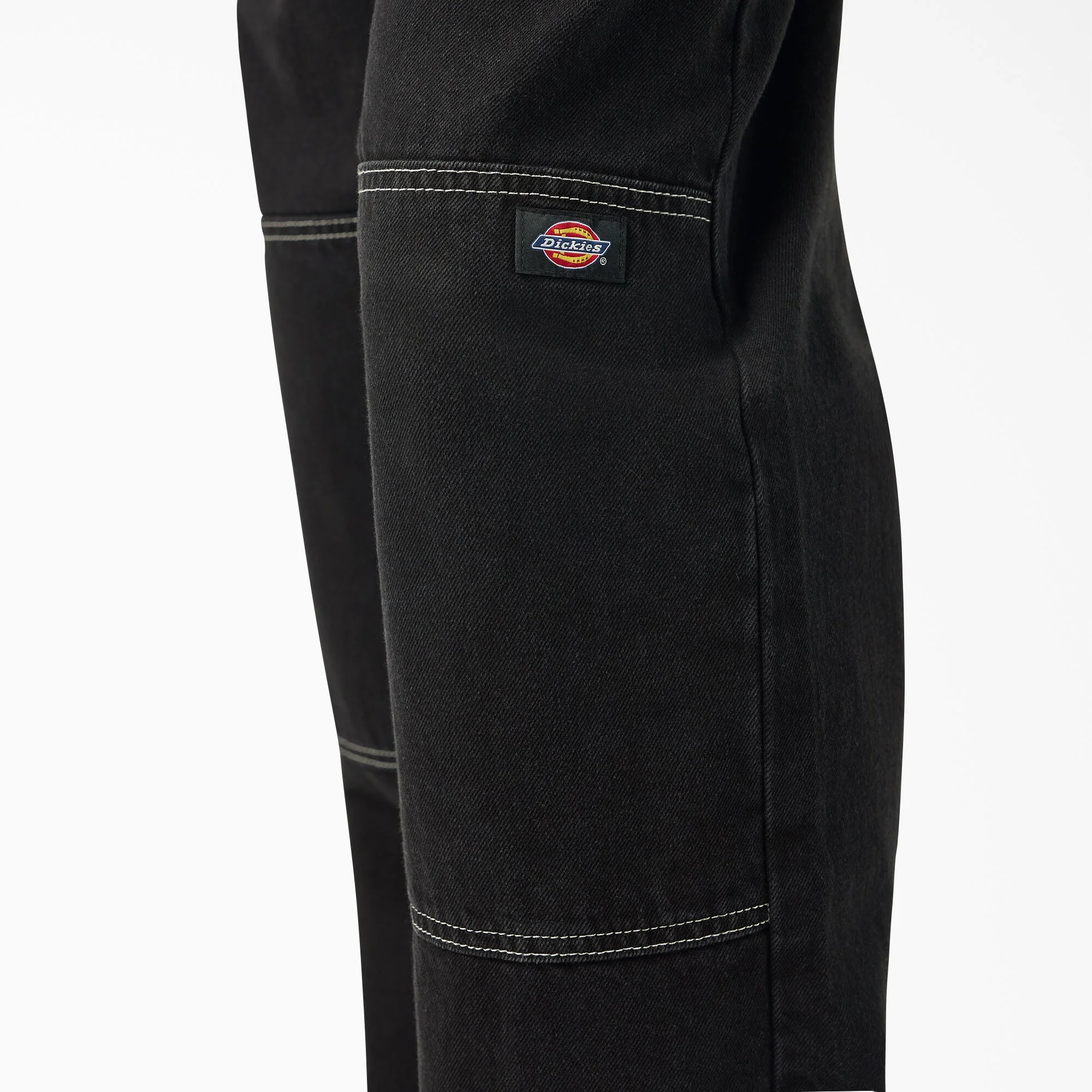 Dickies Relaxed Fit Double Knee Jean - Black Denim - Image 3
