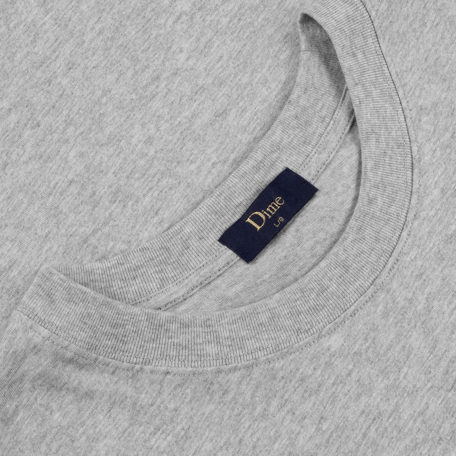 Dime Athletics T-Shirt - Heather Grey - Image 2