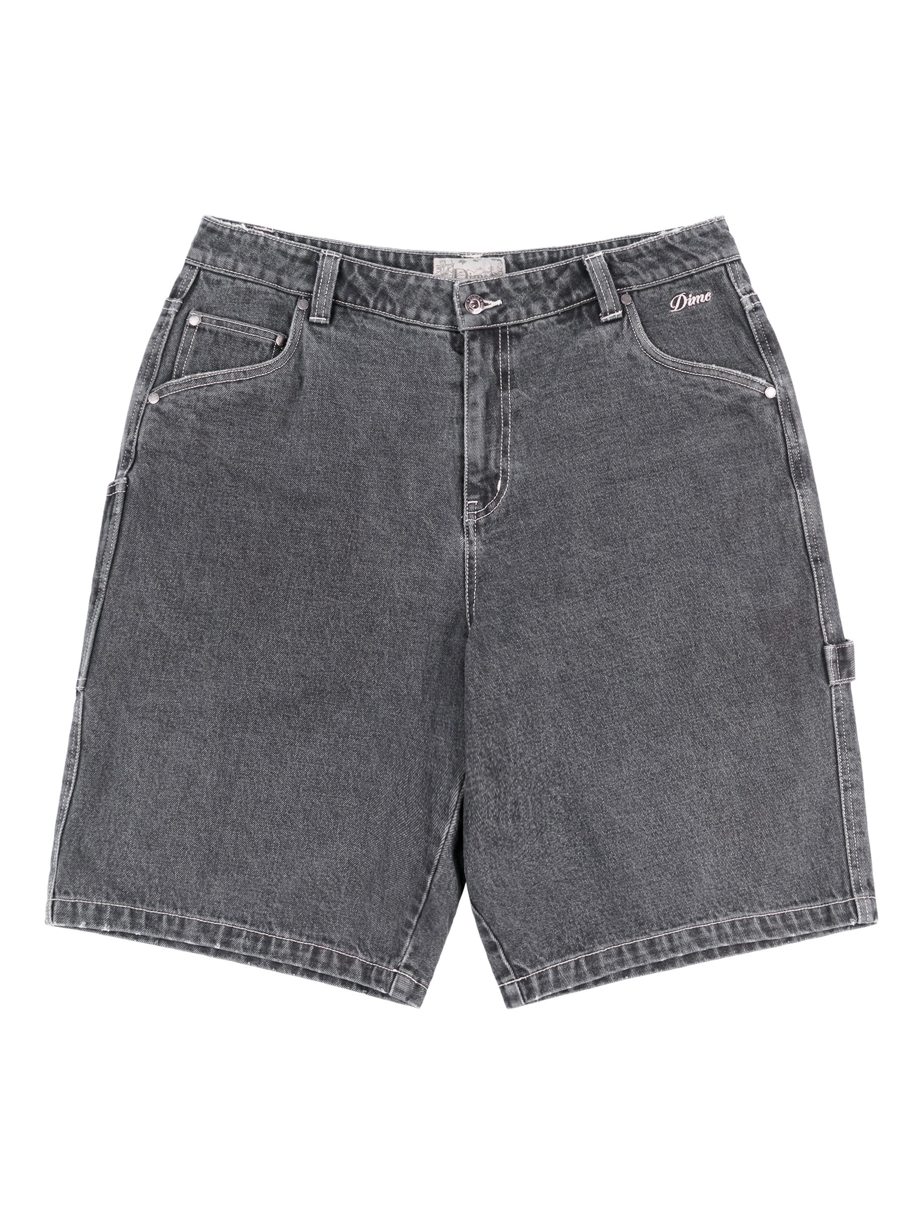 Dime Classic Denim Shorts - Faded Black