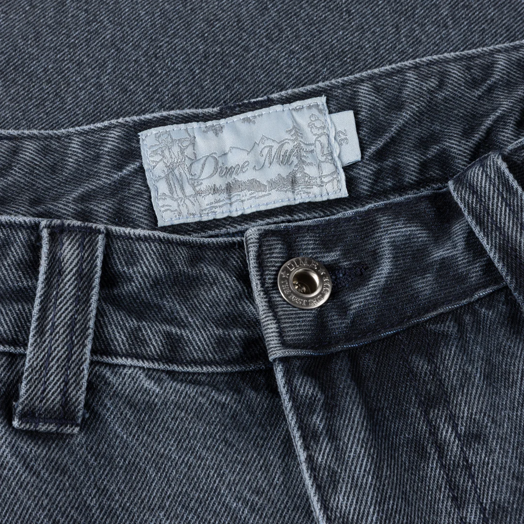 Dime Classic Denim Shorts - Overdyed Blue - Image 2