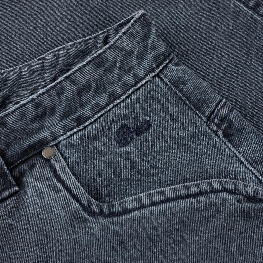 Dime Classic Denim Shorts - Overdyed Blue - Image 5