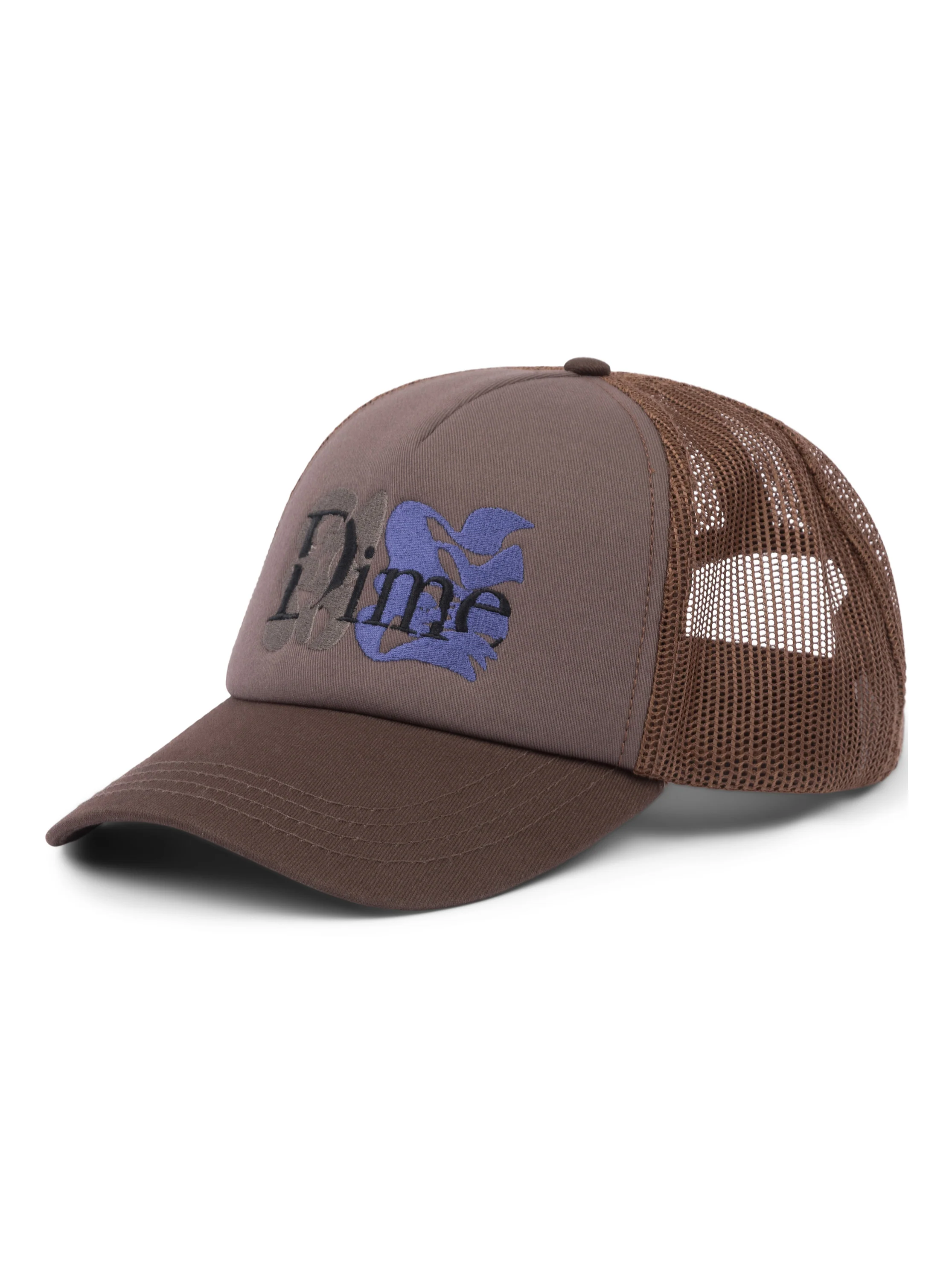 Dime Classic Duo Trucker Cap - Brown