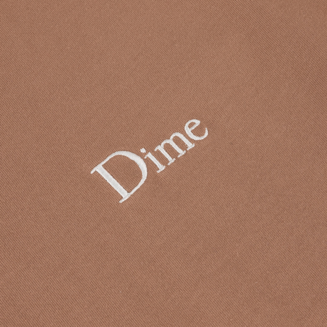 Dime Classic Small Logo Zip Hoodie - Canyon Brown - Image 2