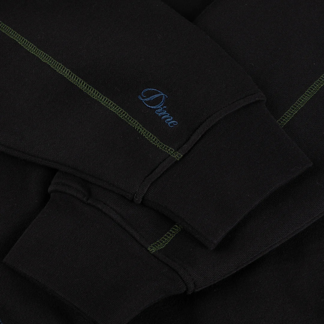 Dime Court Zip Hoodie - Black Multi - Image 4