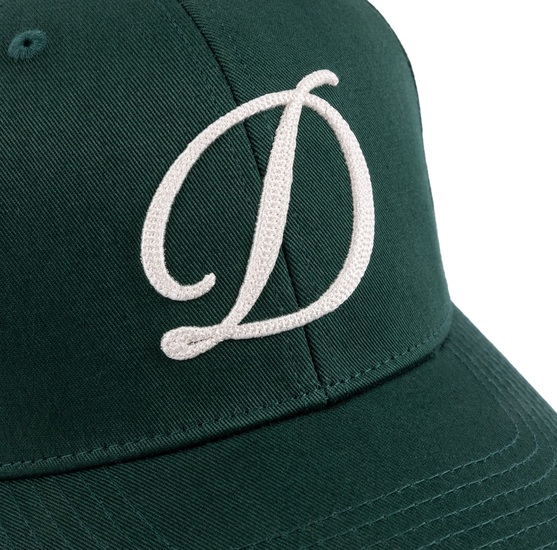Dime Cursive D Full Fit Cap - Forest Green - Image 2