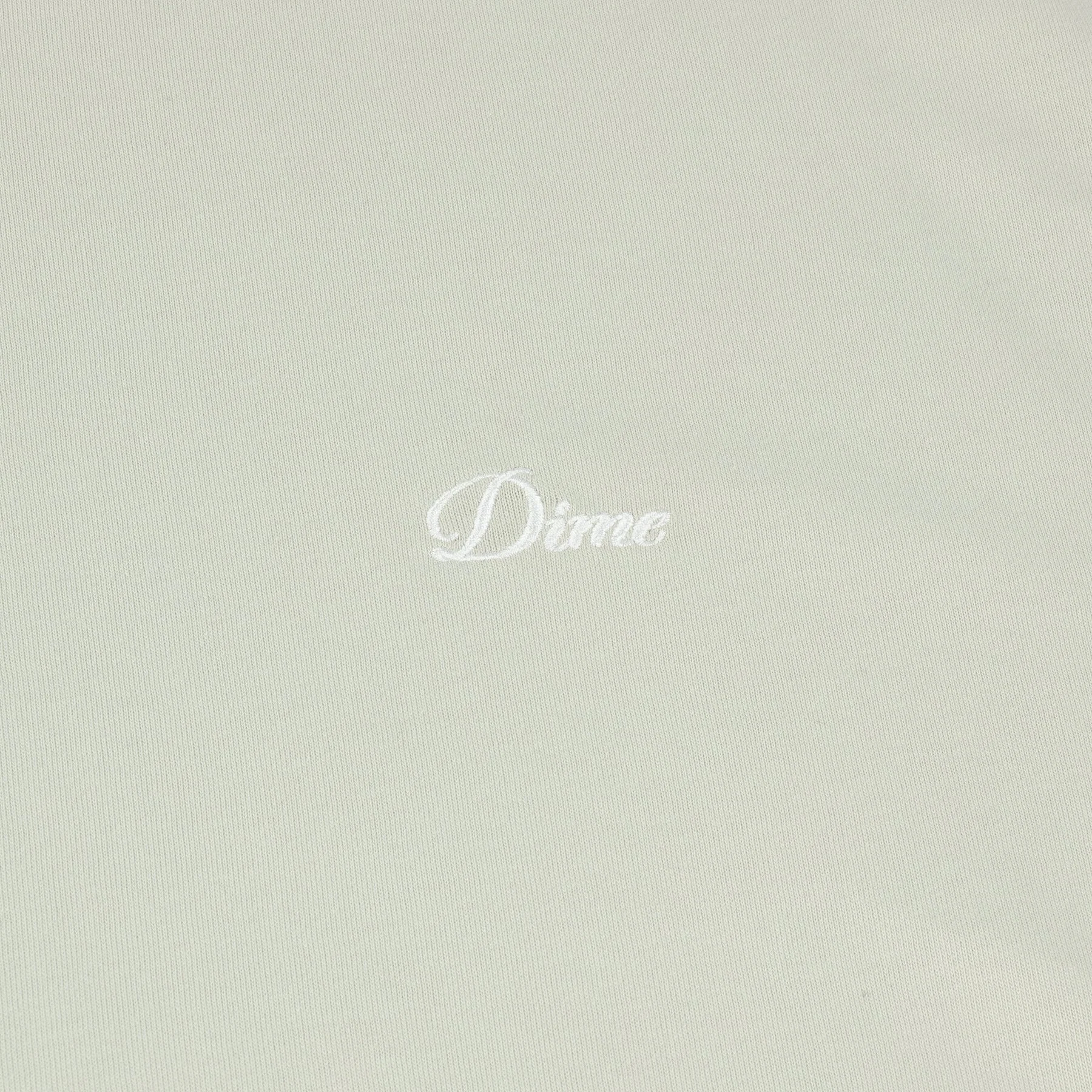Dime Cursive Small Logo T-Shirt - Charcoal Moss - Image 2