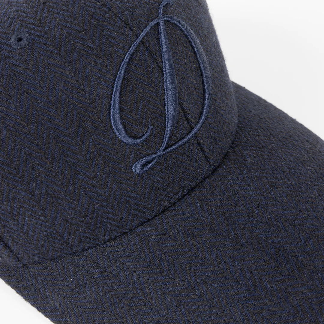 Dime D Full Fit Cap - Herringbone Navy - Image 2