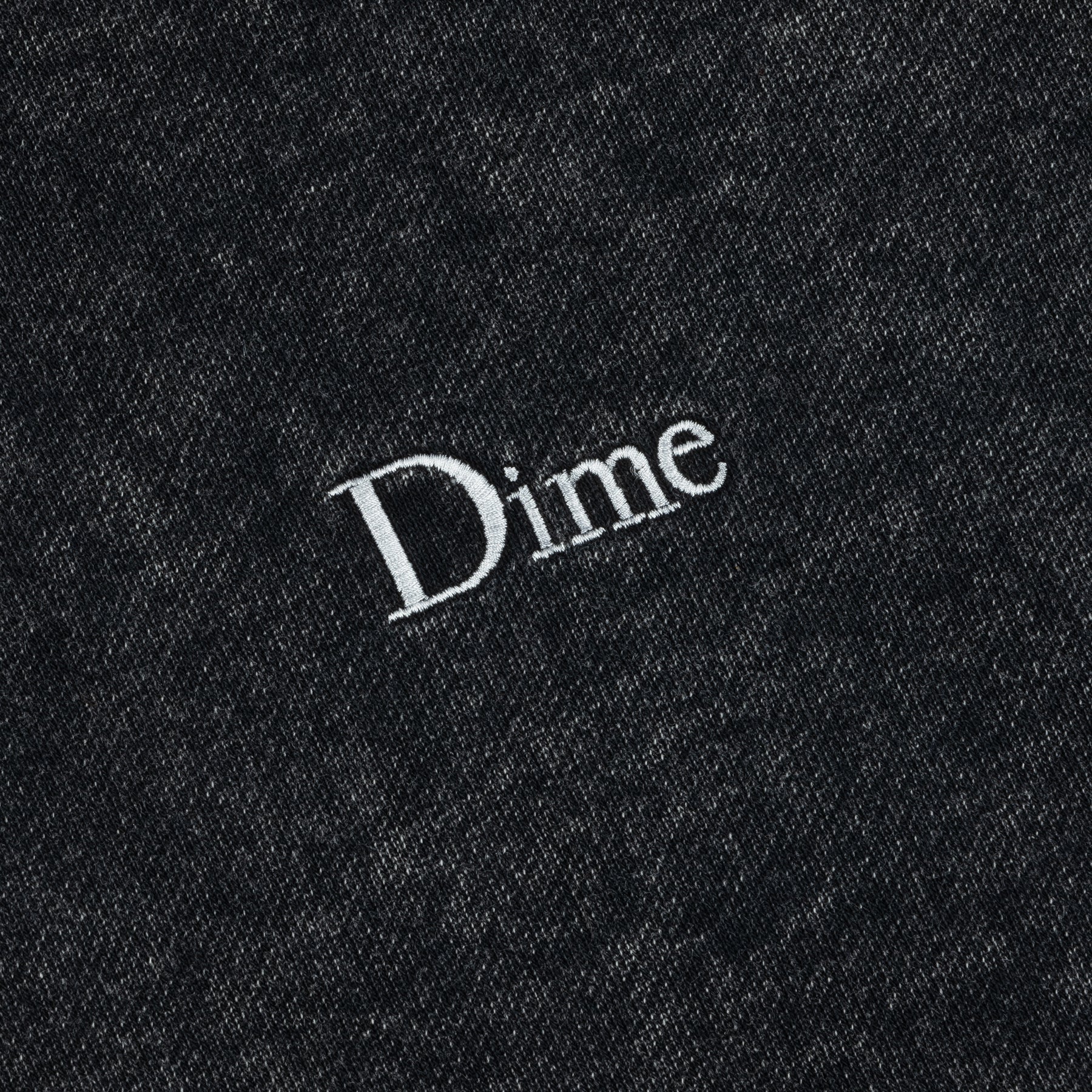 Dime French Terry Hoodie - Faded Black - Image 2