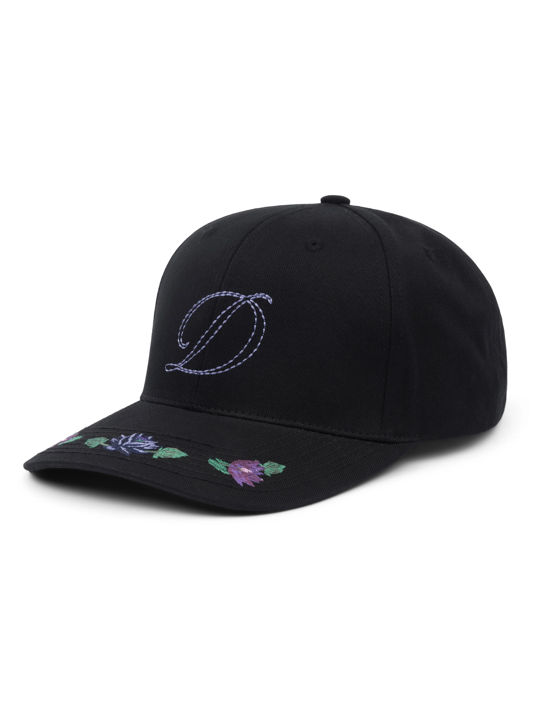 Dime Lotus Full Fit Cap - Black