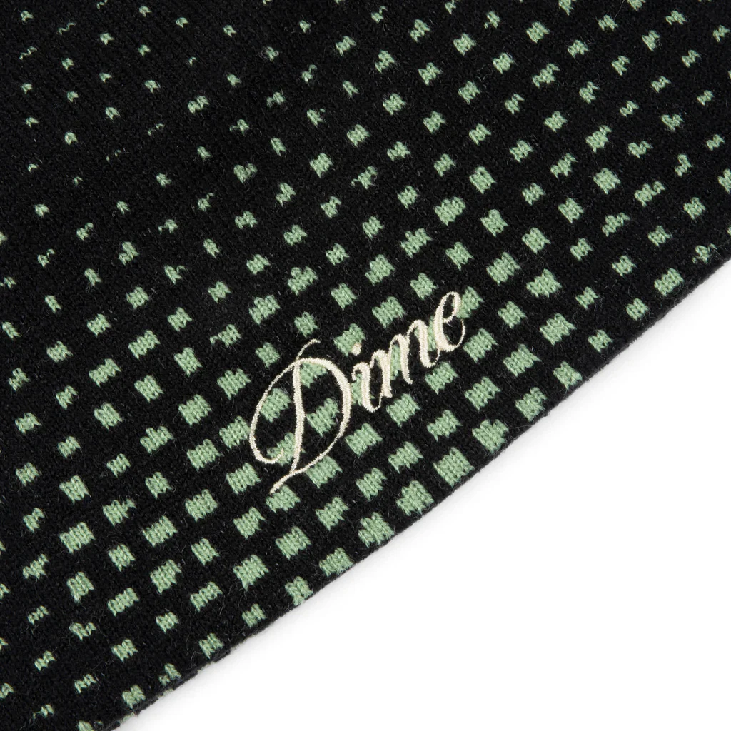 Dime Pixel Skully Beanie - Black - Image 2