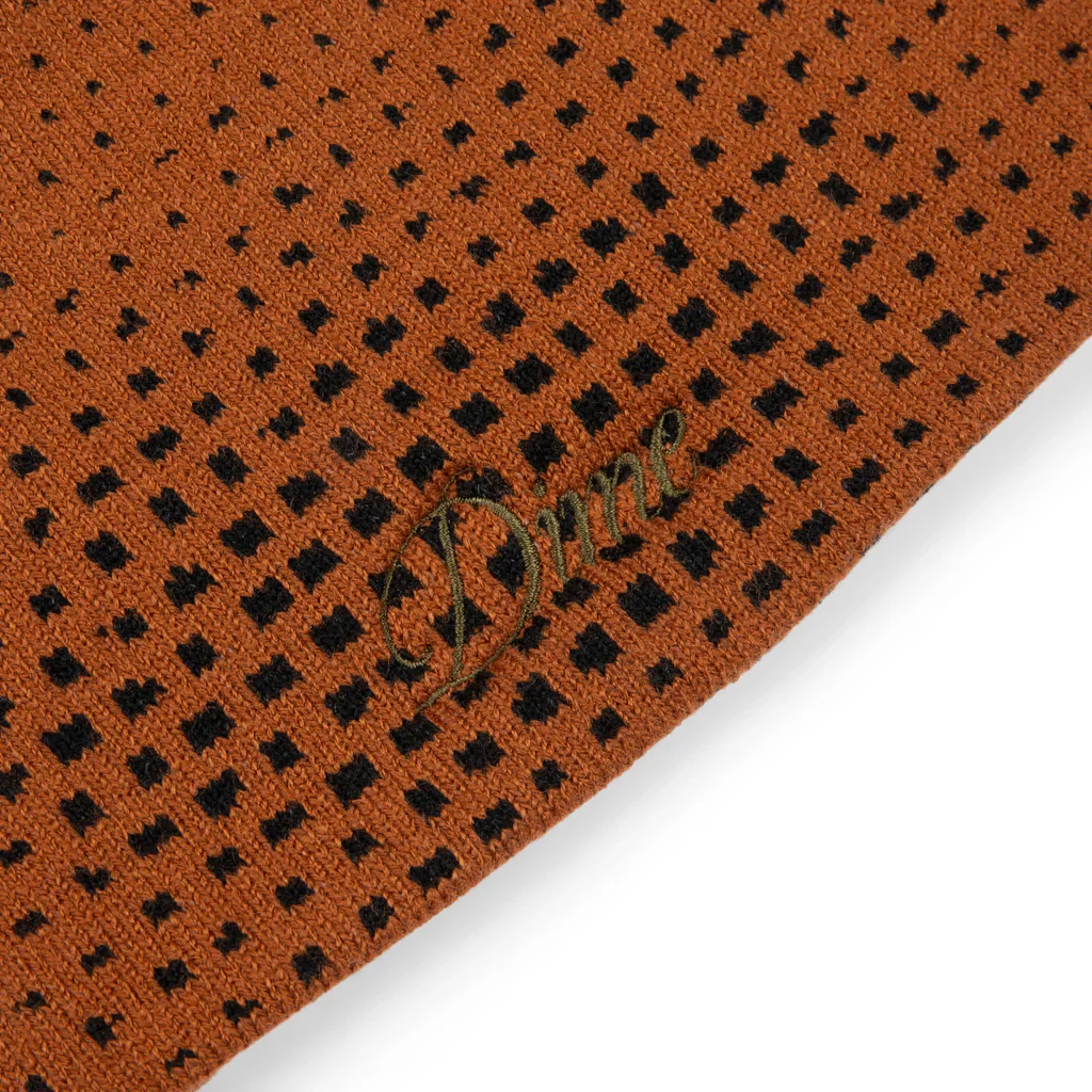 Dime Pixel Skully Beanie - Copper - Image 2