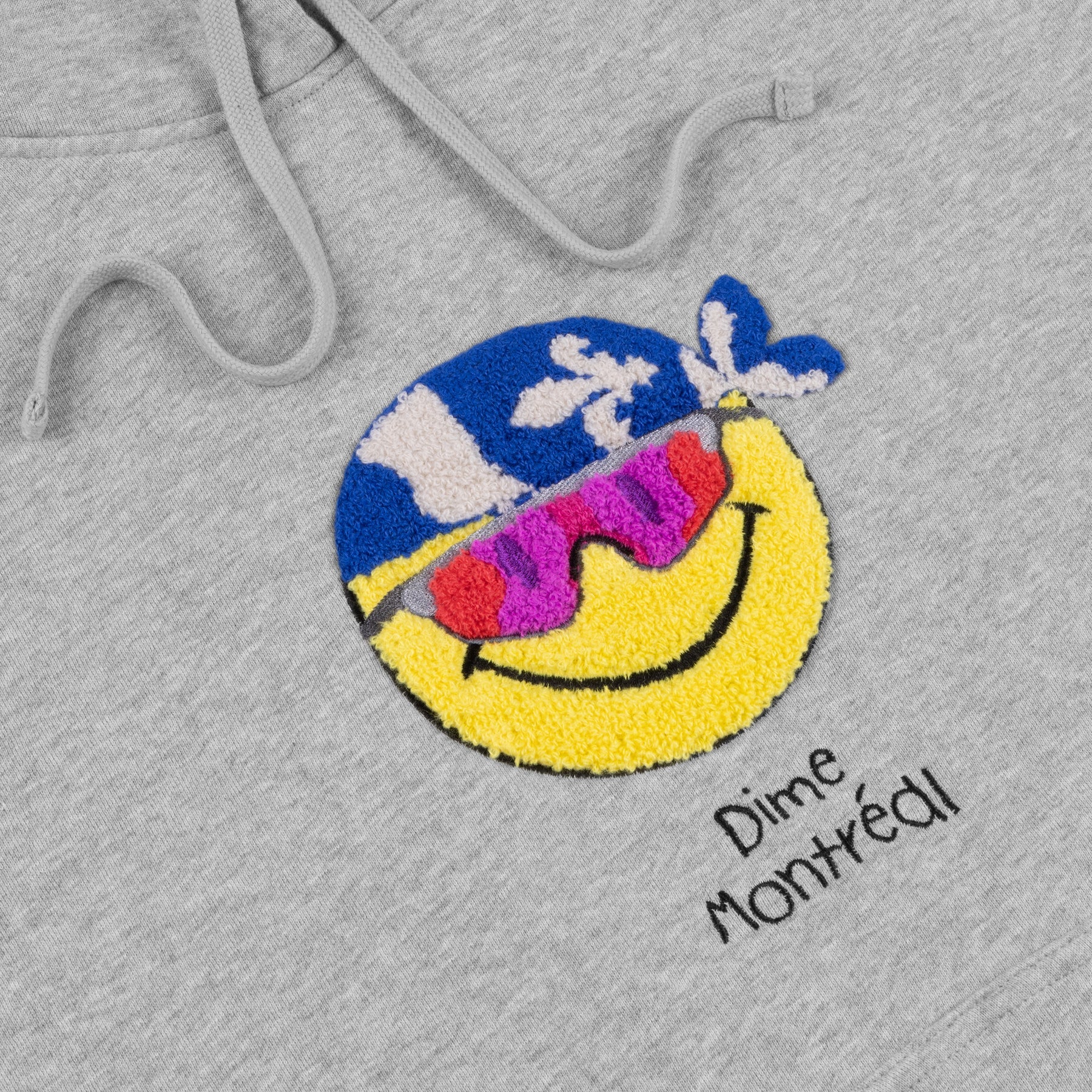 Dime Rawdon Hoodie - Heather Grey - Image 2