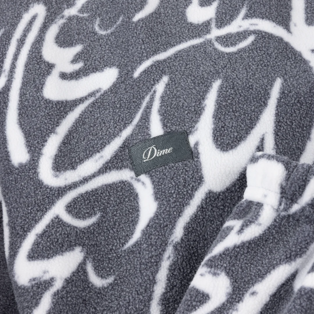 Dime Reversible Chilling Fleece - Gray / Black - Image 3