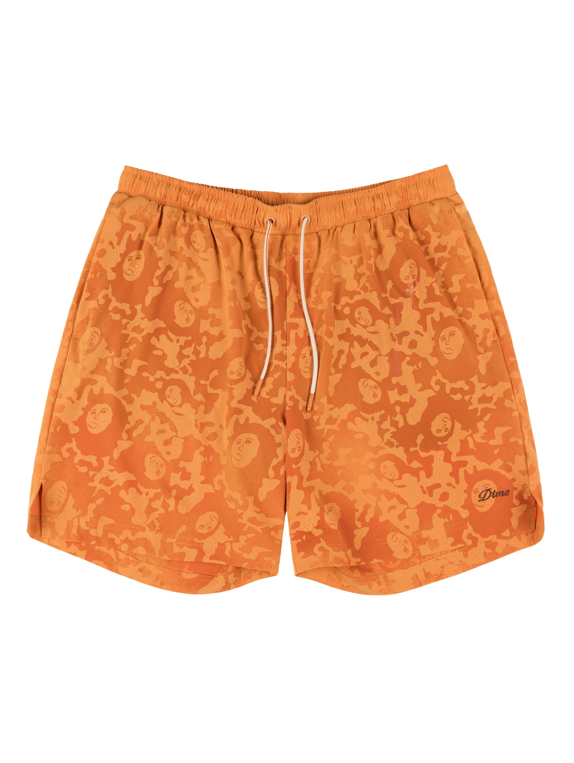 Dime Secret Swim Shorts - Orange - Image 2