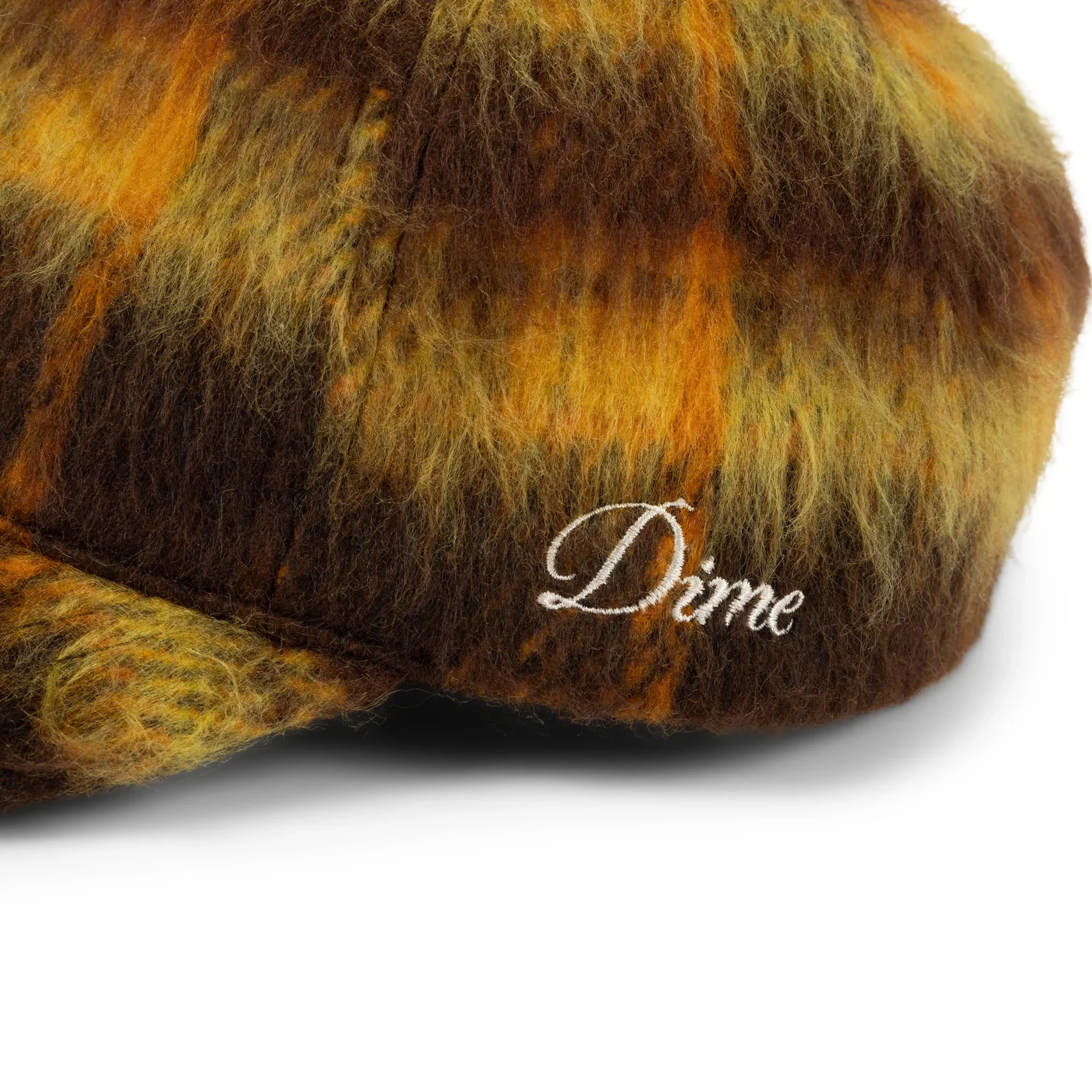 Dime Shaggy Low Pro Cap - Yellow Plaid - Image 2