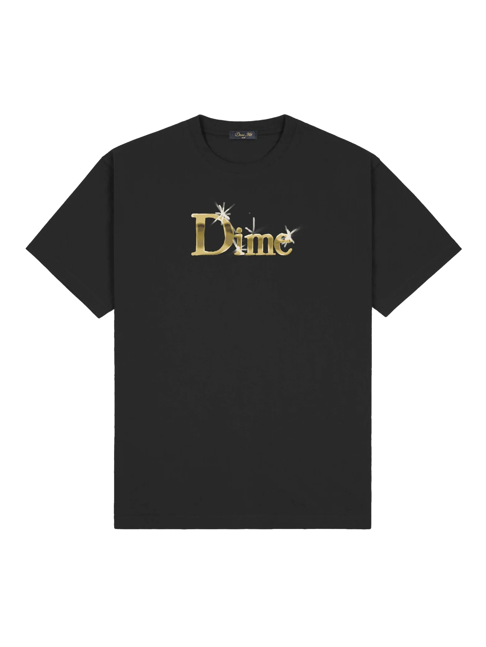 Dime Shiny T-Shirt - Black