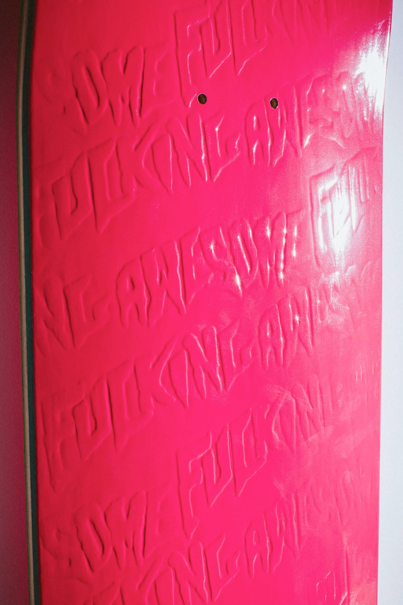FA Pink Stamp Embossed Deck - 8.38 - Image 2