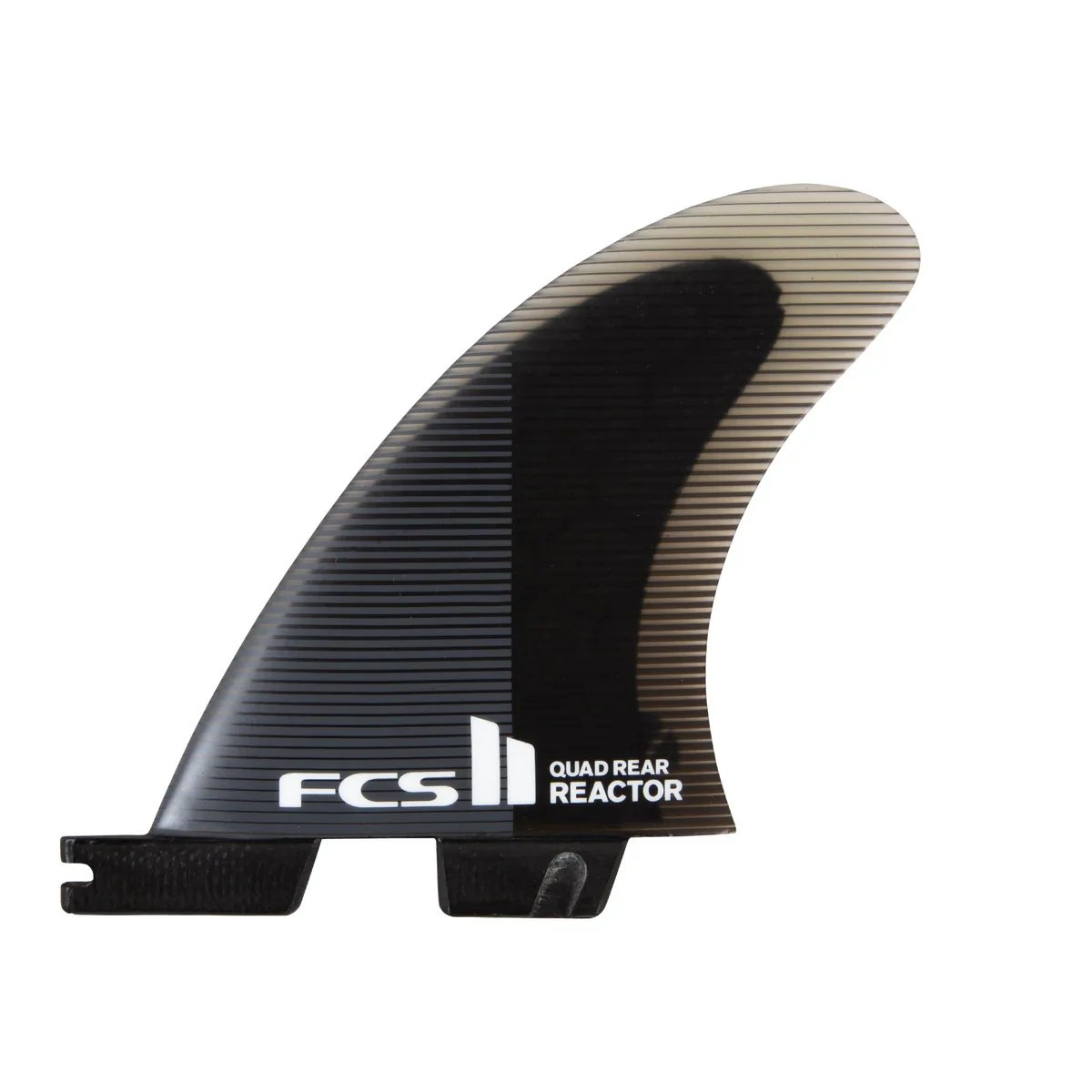 FCS II Reactor PC Med Charcoal Quad Rear Fins