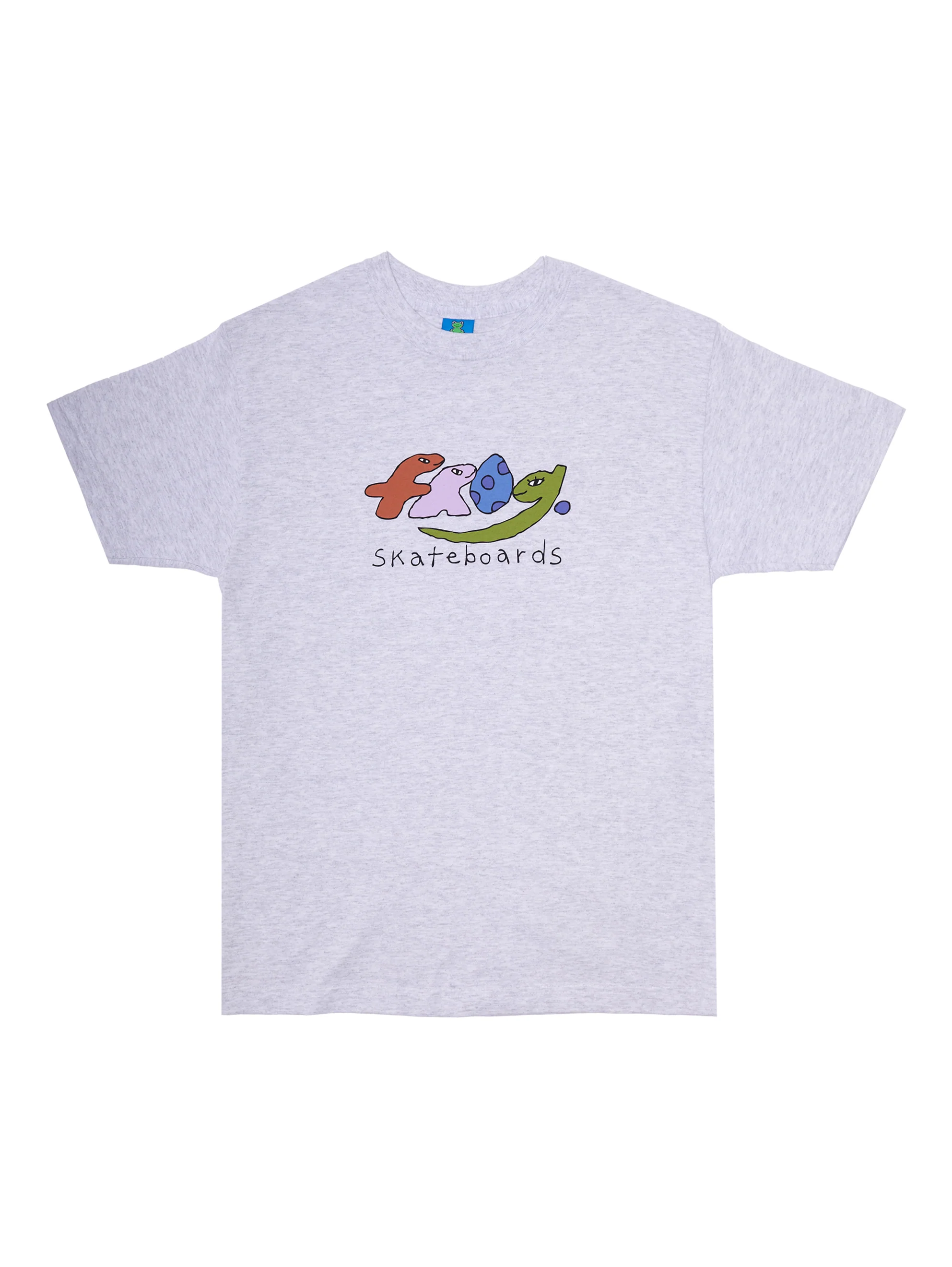 Frog Dino Logo Tee - Ash