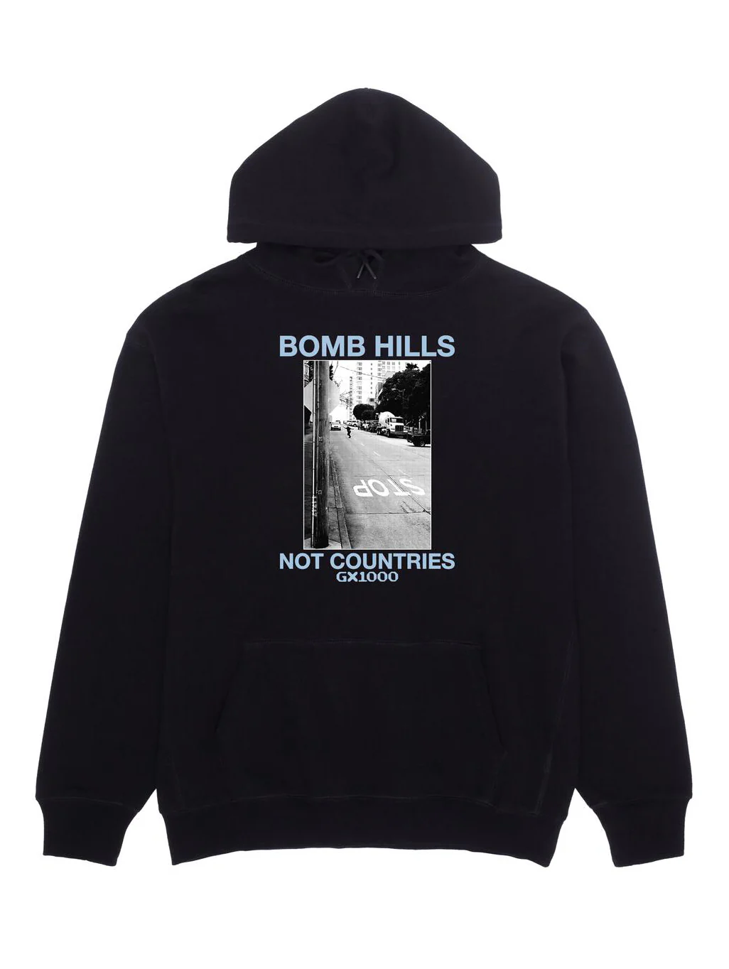 GX1000 Bomb Hills Hoody - Black / Powder Blue