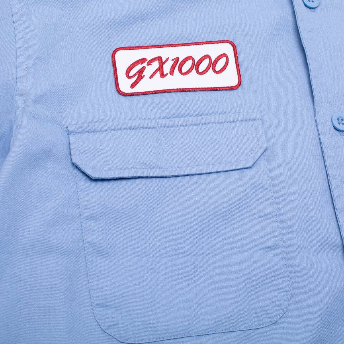 GX1000 Fertilizer SS Button Down Shirt - Light Blue - Image 2
