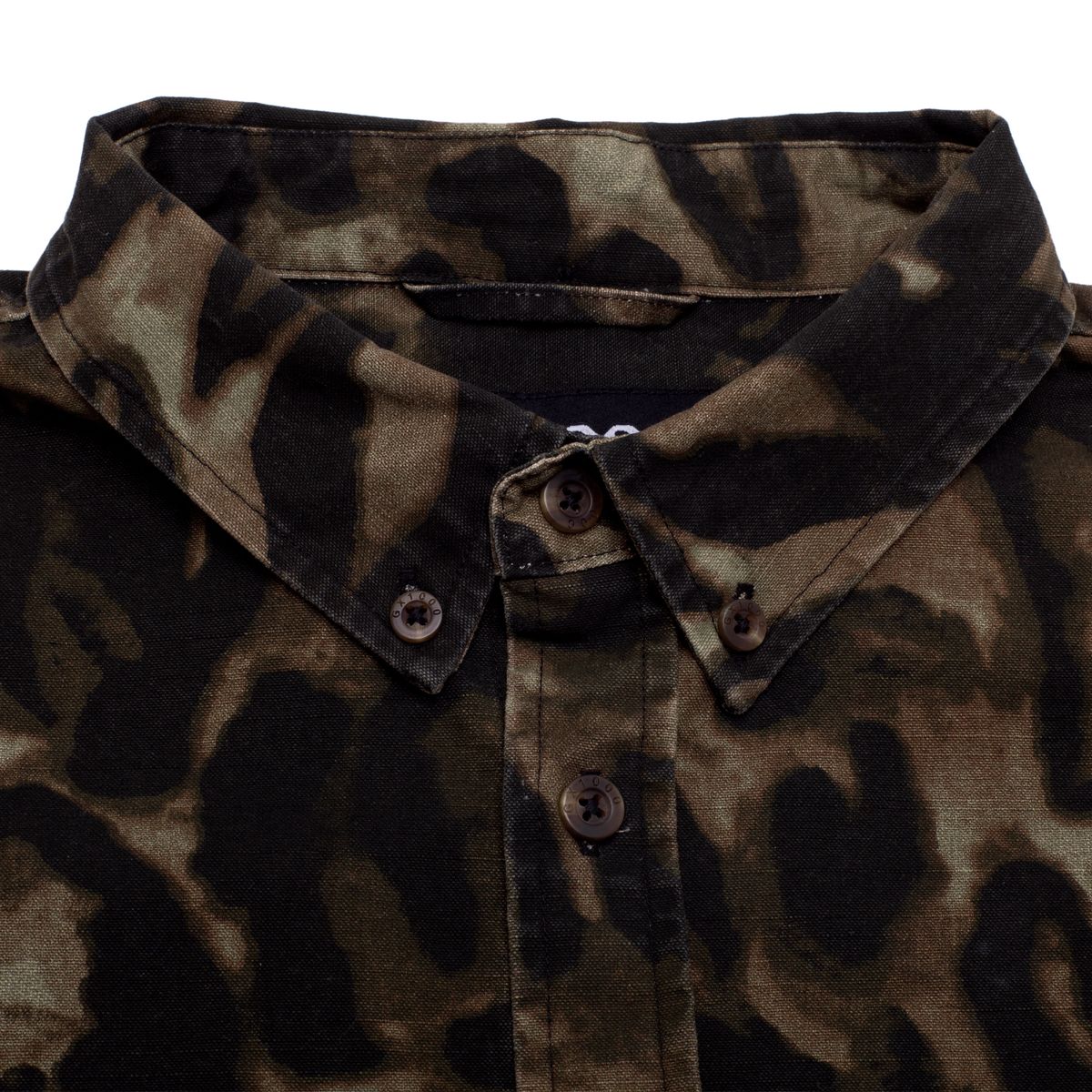 GX1000 Long Sleeve Button Down - Brown Leopard Camo - Image 3