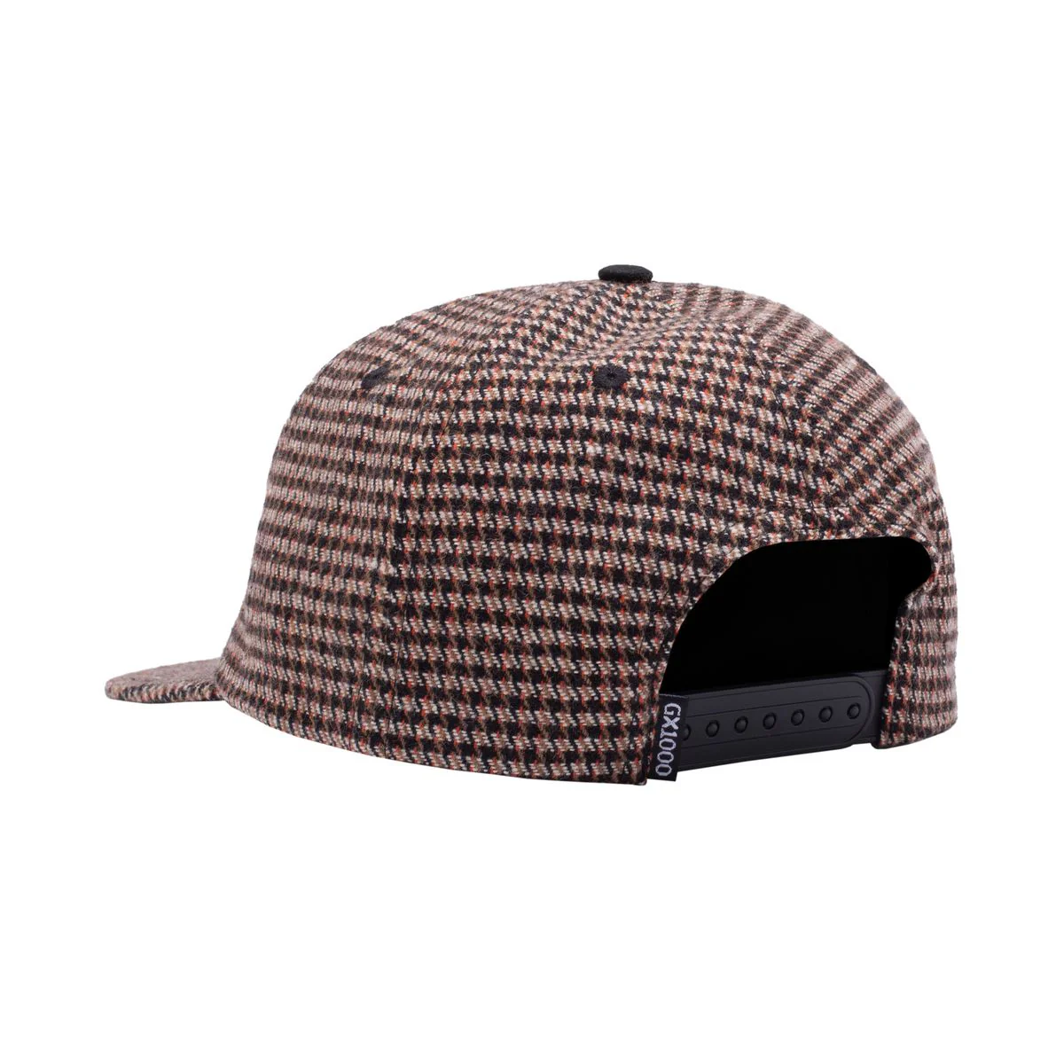GX1000 Mini OG Logo Houndstooth Hat - Brown / Black - Image 2